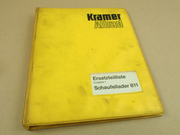 Kramer Allrad 811 Schaufellader Ersatzteilliste Ersatzteilkatalog von 1972-1974