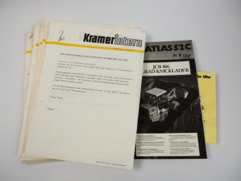 Kramer Allrad Schaufellader Techn. Informationen Wettbewerbsvergleich 80er Jahre