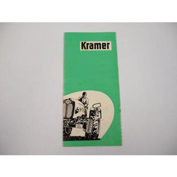 Kramer KL 150 200 300 400 550 600 800 KT200 Schlepper Prospekt 1963