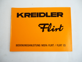 Kreidler Flirt ES Mofa 49 ccm Bedienungsanleitung 1983