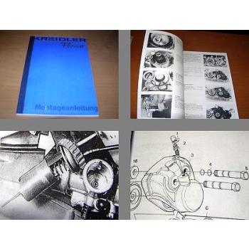 Kreidler Florett K 54 ... Montageanleitung 1978 Reparaturhandbuch