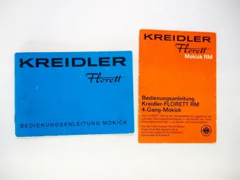 Kreidler Florett LF-F RMC RMC-B RMC-BG Mokick Betriebsanleitung Wartung 1977