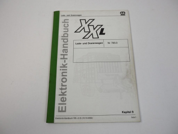 Krone XXL 4XL RGL RGD Lade- und Dosierwagen Elektronik-Handbuch Schaltplan 2002