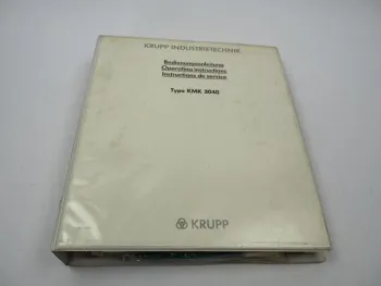 Krupp KMK 3040 Mobilkran Betriebsanleitung Bedienung Wartung Schaltplan 1989