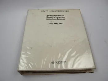 Krupp KMK 6140 Mobilkran Betriebsanleitung Bedienung Wartung Schaltplan 1985/87
