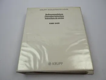 Krupp KMK 8400 Mobilkran Betriebsanleitung Bedienung Wartung Schaltplan ca. 1987