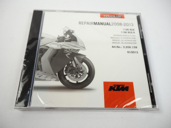 KTM 1190 RC8 R Reparaturanleitung Repair Manual 2008 - 2013