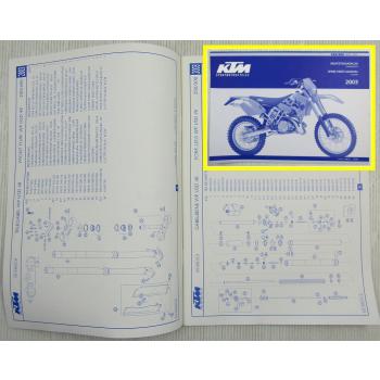 KTM 250 300 MXC EXC Ersatzteilliste Ersatzteilkatalog Part List Fahrgestell 2003