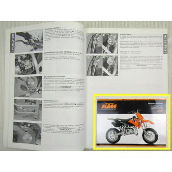 KTM 50 Mini Junior Senior Adventure Bedienungsanleitung Betriebsanleitung 2002