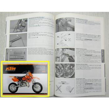 KTM 50 Mini Junior Senior Adventure Betriebsanleitung Bedienung Wartung 2003