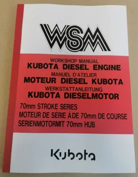 Kubota Dieselmotor Werkstatthandbuch Workshop Manual Manuel D´Atelier