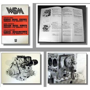 Kubota ZB500C-1-B ZB600C-1-B Werkstatthandbuch Motor