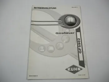 Kuhn GF5902 Giroheuer Betriebsanleitung Bedienungsanleitung 2007