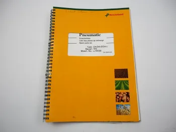 Kverneland DA S L Typ 443 Drillmaschine Ersatzteilliste Spare Parts List 2000