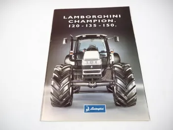 Lamborghini Champion 120 135 150 Traktor Prospekt Technische Daten 09/1999