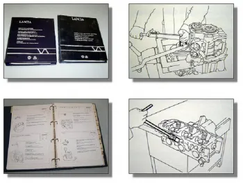 Lancia Auto Werkstatt Arbeitsgeräte Spezialwerkzeuge Special tools Equipment