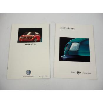 Lancia Delta HF HPE 2x Prospekt 1992/95