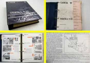 Lancia Thema 8.32 V8 Ferrari Motor Reparaturanleitung 1986-89 Werkstatthandbuch