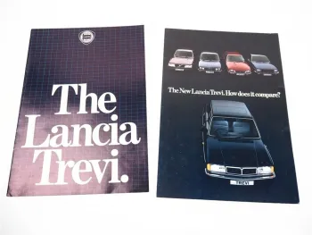 Lancia Trevi 1600 2000 2x Prospekt Brochure 1981
