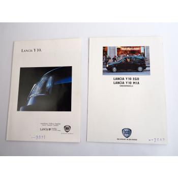 Lancia Y10 Ego Mia 2x Prospekt Technische Daten 1991