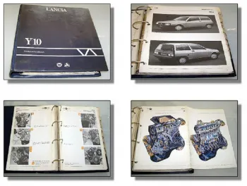 Lancia Y10 touring fire turbo Typ 156 Reparaturanleitung Werkstatthandbuch 1988