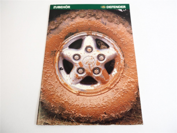 Land Rover Defender Zubehör Programm Katalog 1997