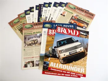 Land Rover Inside Off Road Magazine und Land Rover Intern 2002 - 2008