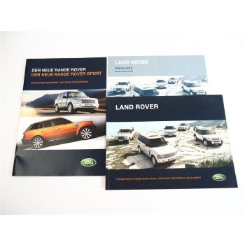 Land Rover Range Rover Range Rover Sport Prospekt 2006 + Gesamtprogramm