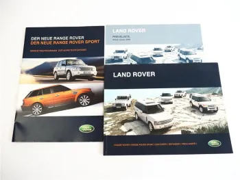 Land Rover Range Rover Range Rover Sport Prospekt 2006 + Gesamtprogramm