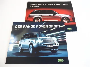Land Rover Range Rover Sport L320 Prospekt und Zubehör Broschüren 2007