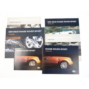 Land Rover Range Rover Sport L320 Prospekt Zubehör Preislisten 2005