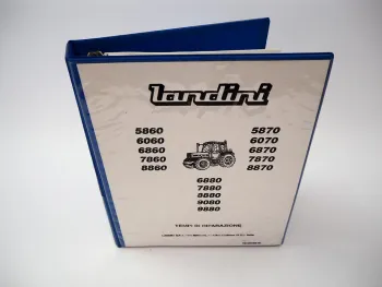 Landini 5860 - 8860 5870 - 8870 6880 - 9880 Schlepper Richtzeiten Reparatur 1990