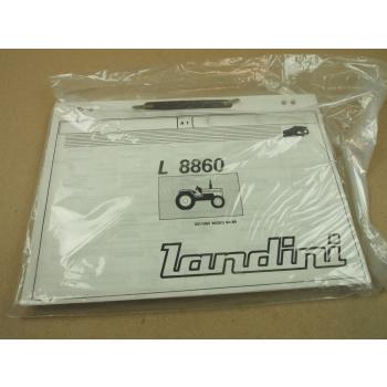Landini L8860 Schlepper Ersatzteilliste 1989 Parts List Pieces Rechange Ricambio