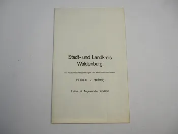 Landkarte Meßtischblatt Schlesien Stadtkreis Landkreis Waldenburg