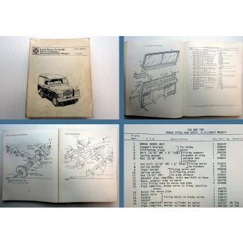 Landrover Land-Rover IIA Series Parts Catalogue 1974