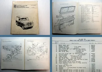 Landrover Land-Rover IIA Series Parts Catalogue 1974