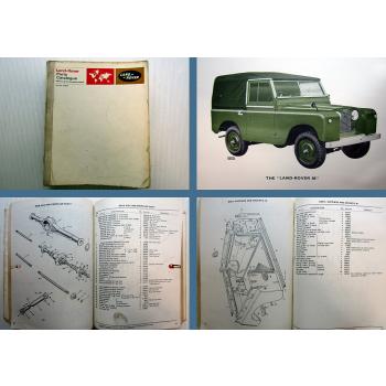 Landrover Land-Rover Serie II IIA Parts Catalogue Parts List 1968