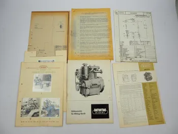 Lanz Alldog A1315 Geräteträger mit Dieselmotor MWM AKD10Z Foto Einbau 1962