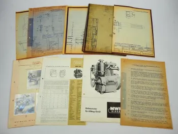 Lanz Alldog A1315 Geräteträger mit Dieselmotor MWM AKD10Z Foto Einbau 1962/64