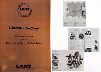 Lanz D 1616 bis D 2816 Bulldog Werkstatthandbuch 1958