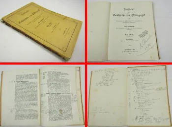 Lehrbuch Zeittafel zur Geschichte der Pädagogik von Th. Maß 1914