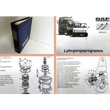 Lehrgang Bremsanlagen DAF F95 LKW Werkstatthandbuch Bremse Fehlersuche