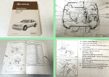 Lexus GS300 Repair manual Vol. 2 for chassis & body 1993