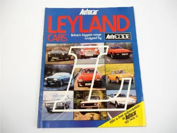 Leyland Cars Autocar magazine Mini Allegro Dolomite Princess Triumph Rover 1976
