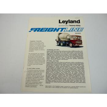 Leyland power plus O 600 680 diesel engine Freightline range truck brochure 1964