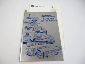 Leyland Truck and Bus 80 Years of Progress 1896 - 1976 brochure