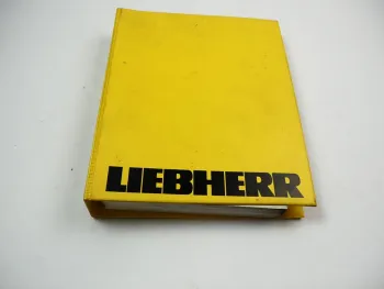 Liebherr A904 Litronic 665 Bagger u Motor Ersatzteilliste Spare Parts List 1998