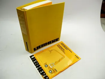 Liebherr A924 + HD Litronic 675 Ersatzteilliste Spare parts Ersatzteilkatalog 2001
