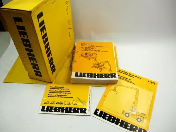 Liebherr A924 + HD Litronic 675 Ersatzteilliste Spare parts List Ersatzteilkatalog