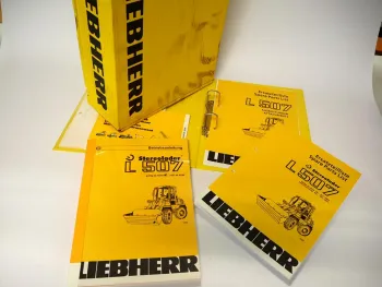 Liebherr L507 Stereolader Betriebsanleitung Ersatzteilliste Typ 427 abSerie 4299